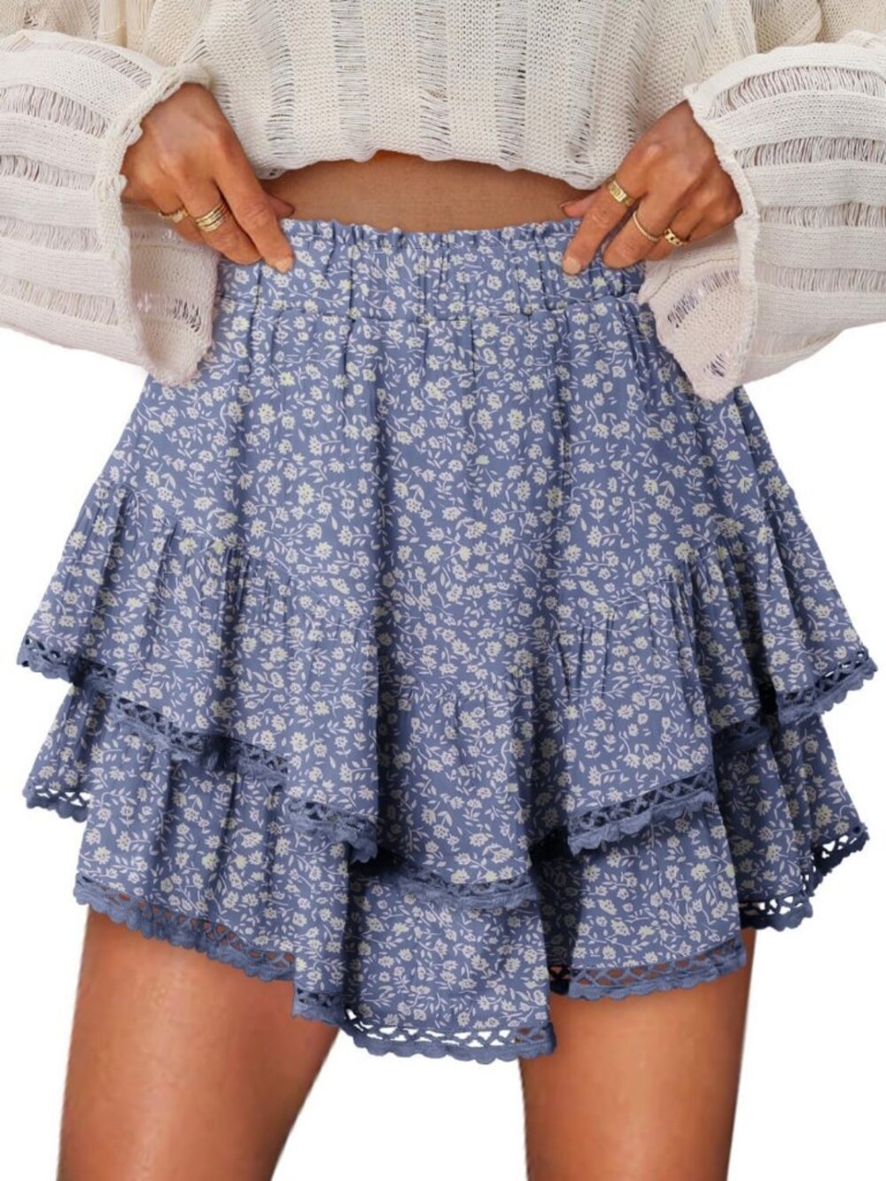 High-Waisted Ruffle Skorts for Women | Flowy Mini Tennis Shorts | Summer Style